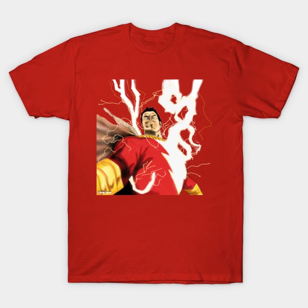 Shazam! magi hero T-Shirt by jorge_lebeau